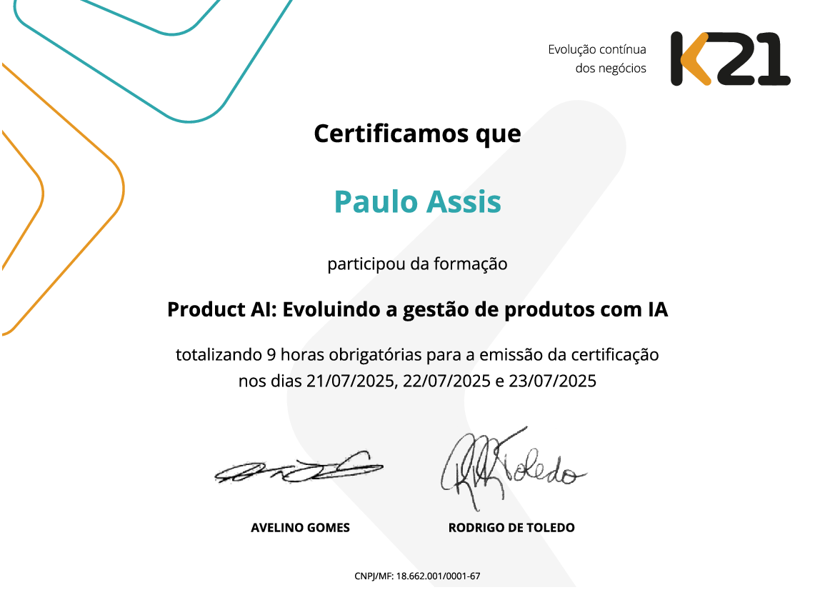 Certificado K21